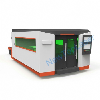 Fiber laser cutting machine with exchanger table 3015