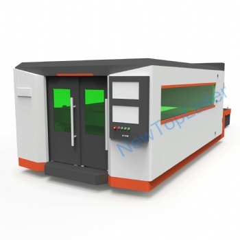 Fiber laser cutting machine with exchanger table 3015