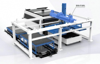 Fiber laser cutting machine automatic production line