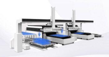 Fiber laser cutting machine automatic production line